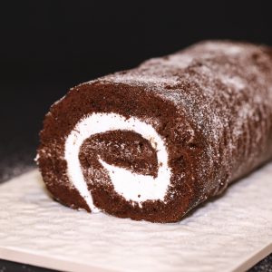 Gluten Free chocolate swiss roll cake, order online for delivery across Australia